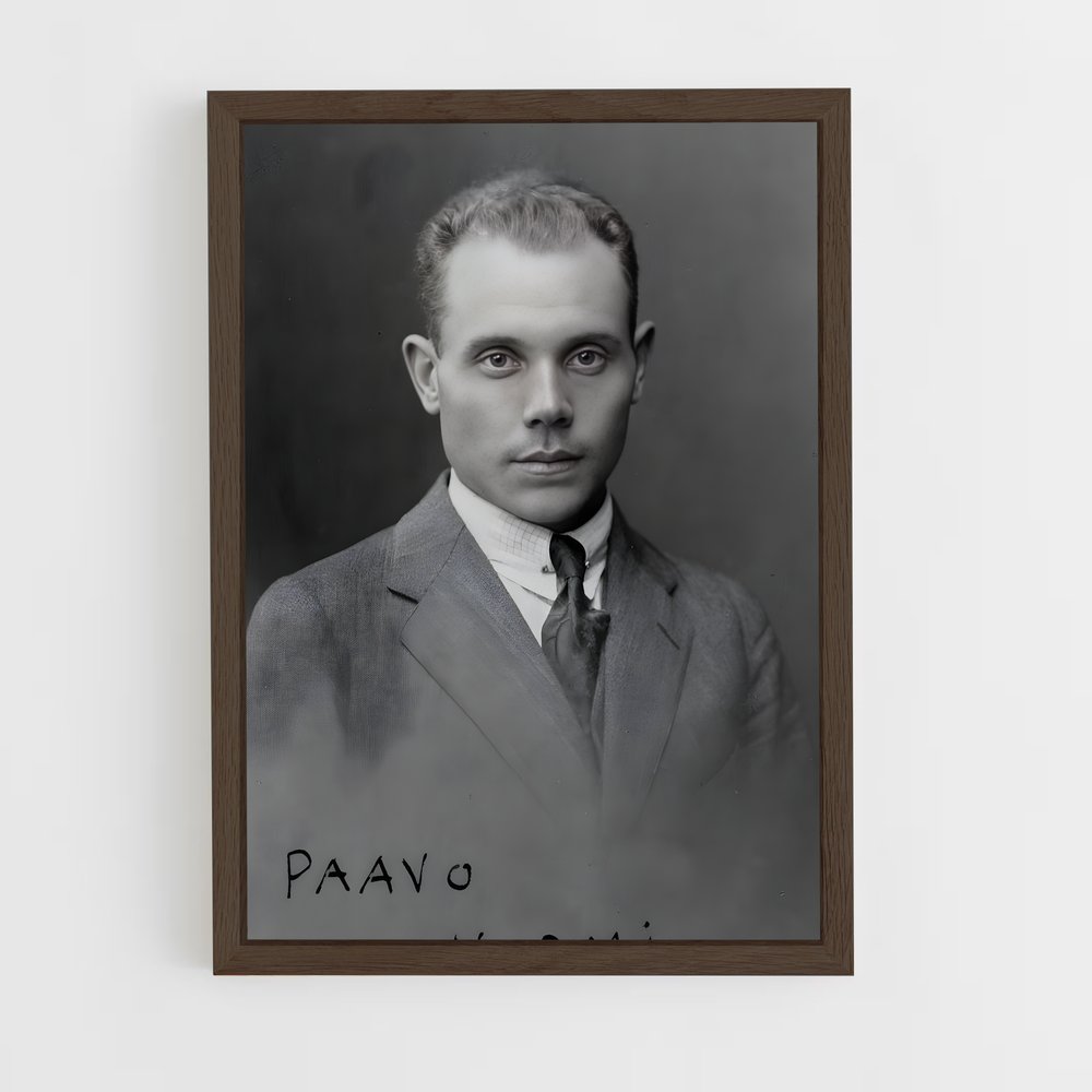 Poster L'Élégance de Paavo – affiche Athlétisme (vue 5)